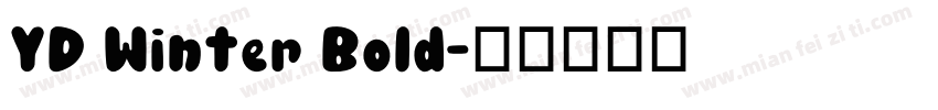 YD Winter Bold字体转换
